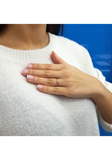 Lova Pırlanta Taşlı Babil Yıldızı Yüzük - 1010245