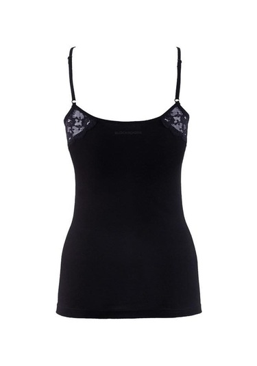 Blackspade Kadın Atlet İnce Askılı Dantelli Private 1984