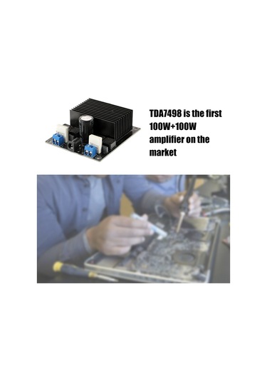 Youmex Tda7498 D Sınıfı 2x100w Dijital Güçlü Amfi Kartı - İkili Ses Kanalı Stereo Ses Kalitesi
