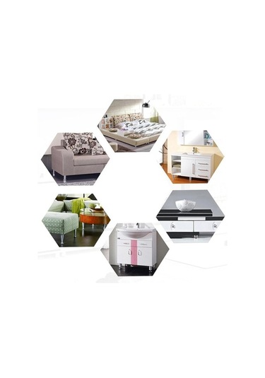 Pazly Yatak Suntek Salonu Mobilya Metal Masası Masa Dolap Ayakları Yw Beyaz