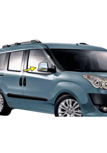 Fiat Doblo Abs Krom Ayna Kapağı 2 Parça 2010 Ve Üzeri