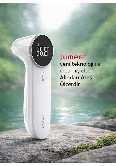 Jumper Temassız Ateş Ölçer Kızıl Ötesi Ve Alından Termometre Jpd-fr204