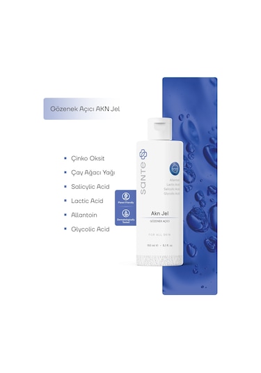 Sante Plus Akn Yüz Temizleme Jeli 150 ML
