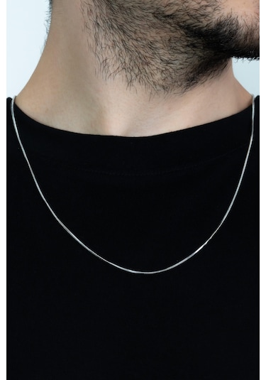 Küp Model Ince Snake Yılan Kolye Erkek Çelik Zincir Eck03K (390748055) Çelik