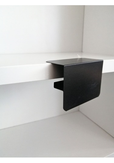 10 Adet Silinebilir Karatahta Siyah Etiket Ahşap Raf İçin 5 x 7 CM