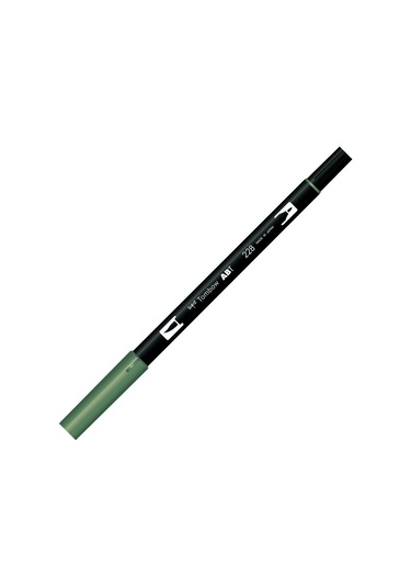 Supertrend Dual Brush Pen Grafik Çizim Kalemi 228 Gray Green