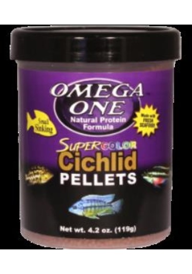 Omega One Super Color Cichlid Large Pellets 490Ml / 231G