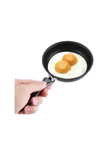Teltree 12 Cm Mini Yumurta Tavası - Demir Döküm, Yapışmaz Kaplamalı, Sapıyla Pratik Diğer