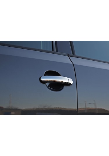 Skoda Octavia A5 Krom Kapı Kolu 2005 Üzeri 4Kapı Paslanmaz Çelik N11.84