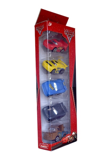 Cars Şimşek Mcqueen Çekici Mater Oyuncak Çek Bırak Arabalar 5li
