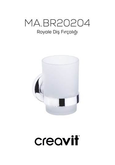 Creavit BR20204 Royale Diş Fırçalığı Krom