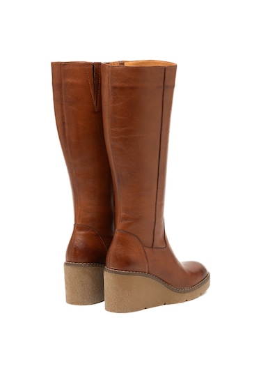 Çizme Kadın 25k12068 Vergelio Skin Cuoio-tan Cuoio