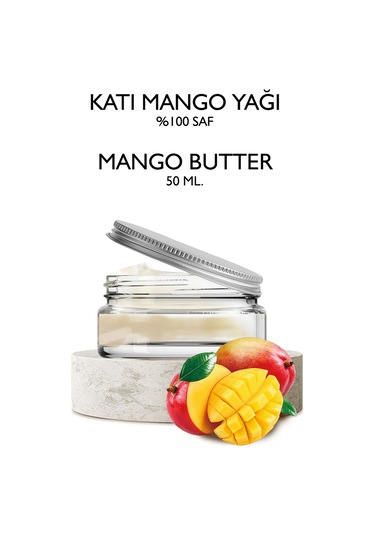 Zencefil Organik Katı Mango Yağı 50 Ml. Saf Mango Yağı Mango Butter Diğer