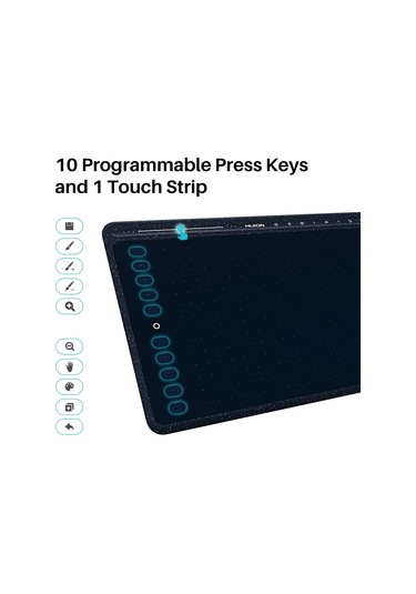 Huion HS611 Grafik Çizim Tableti - Android Destekli Kalem