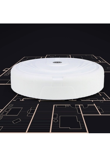 Dancemonkey Akıllı Süpürme Robotu Ev Tipi Saç Temizleyici Şarjlı Beyaz, Yeni Tasarım Beyaz