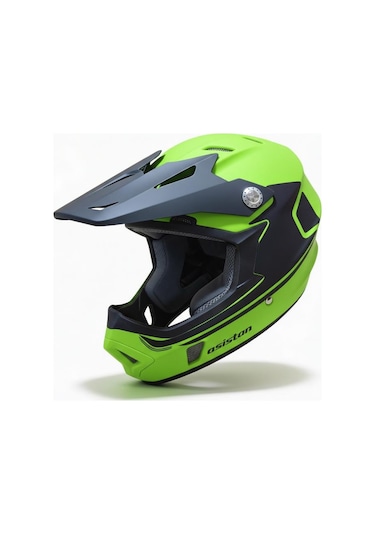 Asistan Full Face Tam Korumalı Kask 55-56 Yeşil