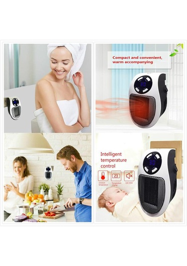 Ximistore9 500w Taşınabilir Mini Isıtıcı, Uzaktan Kumandalı Hızlı Isınma, Ev Ve Ofis İçin Pratik Isıtma Çözümü