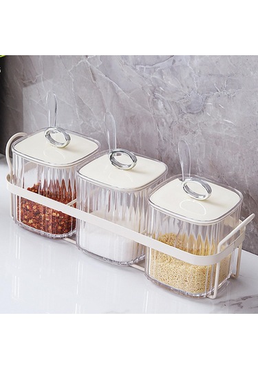 Suntek Magideal Mutfak Kapaklı Pp Baharat Kutuları