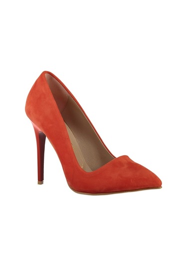 Fox Shoes Turuncu Kadın Topuklu Ayakkabı 8922151902