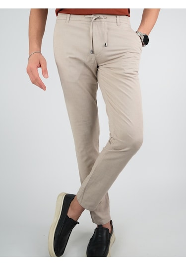 Digital Jeans Erkek Keten Jogger Toprak Pantolon TOPRAK