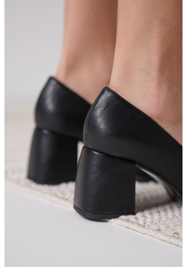 Kocadal Kocadal Candie Siyah Cilt Kadın Stiletto Muhtelif