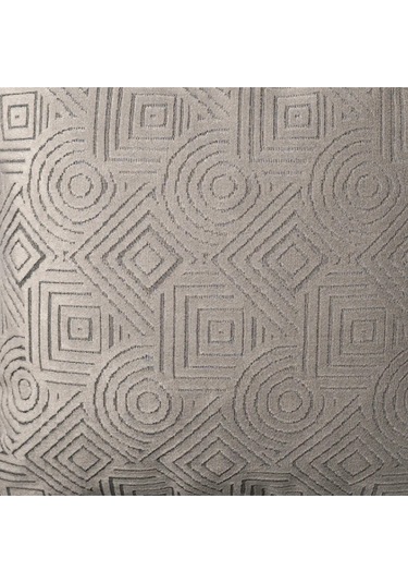 Sezyon Mira Desenli 45 45 Bej Gri Kırlent Kılıfı Bej Gri