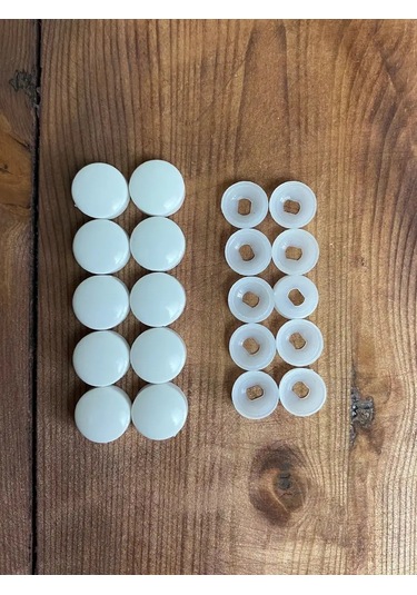 Metallomaster 100 Adet Plastik Beyaz Tıpa 150506188 Beyaz