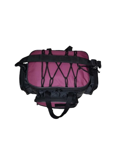 5 Gözlü Balık Piknik Olta Balıkçı Siyah Bordo Omuz Çantası