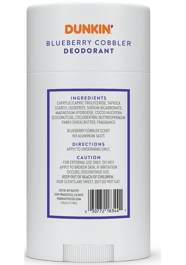 Native Dunkin Blueberry Cobbler Alüminyumsuz Stick Deodorant 75gr