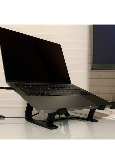 Ergonomik 3d Baskı Laptop Standı Masaüstü Bilgisayar Yükseltici