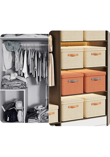 Şarap Kırmızısı Giysi Yatak Saklama Torbaları Ev Yorgan Katlanır Saklama Kutusu Organizatör Yatak Altı Dolap Dolap Kutusu L Kırmızı