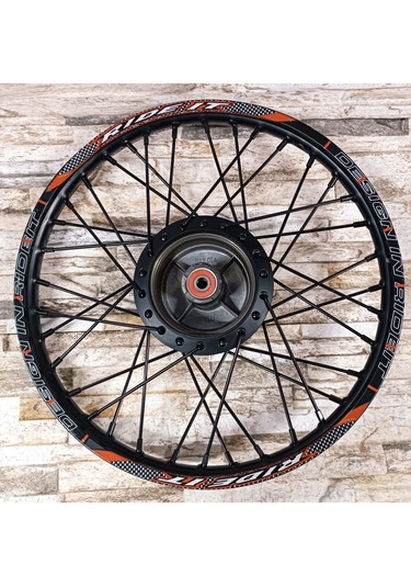 Ride İt Jant Komple Siyah Ön Jant Kampanalı Model 1.20 X 17 '-