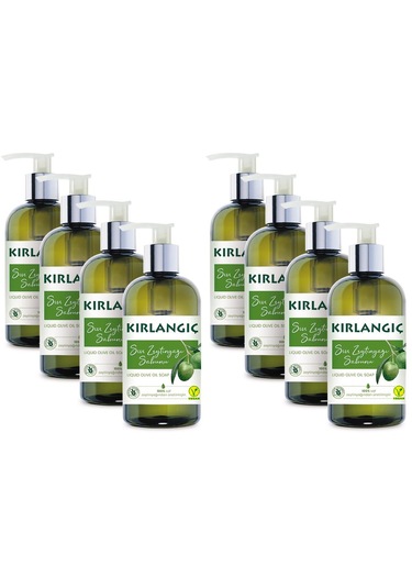 Kırlangıç Zeytinyağlı Vegan Sıvı Sabun 8 x 400 ML