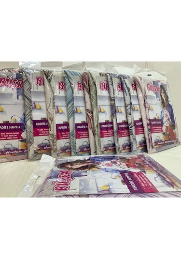 Nivemeshome Lila Kadife Havlulu Mutfak Önlüğü Lila