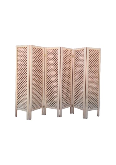 Ahşap Paravan 6 Kanatlı Oda Bölme