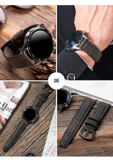 Huawei Watch Gt2 E Pro Gt3 Pro Gt4 Deri Saat Kordonu 22mm Crazy