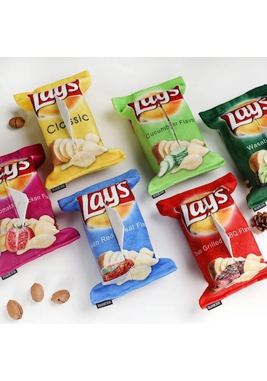 B-patates Cipsi Doku Kutusu Işık Lüks Asılı Banyo Doku Çanta Restoran Ev Soyut Kağıt Yaratıcı Araba Pazen Peçete Kutusu