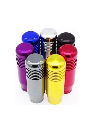 Novahub Mor 1 Adet Evrensel Araba Alüminyum Manüel Vites Topuzu 8 Renk Sopa Manuel Şanzıman Vites Kolu Kolu Vites Topuzu Mor