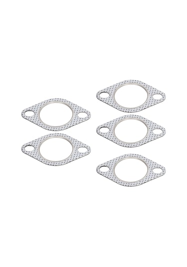 Hombey 5 Adet 2 İnç Alüminyum Folyo Exhaust Flange Gasket - Turbo, Manifold, Boru Uçları İçin Yüksek Sıcaklık Dayanıklı, Ekolik Montaj