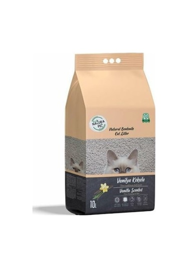 Eco Natura Vanilya Kokulu Kalın Topaklaşan Bentonit Kedi Kumu 10 L