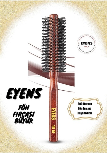 Eyens Erkek Fön Fırçası Büyük 200 Derece Fön Isısına Dayanıklıdır