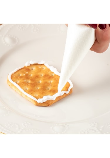 Porsima 165 50 Adet Krema Sıkma Torbası Kek Pasta Krema Poşeti