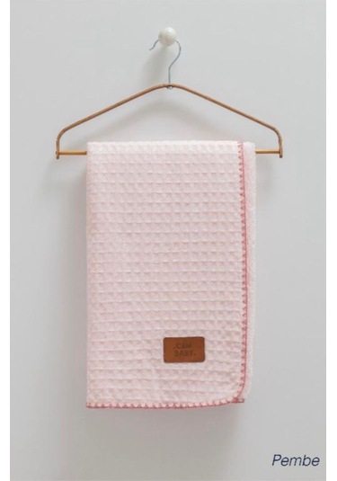 Bebek Battaniyesi Yeni Tasarımlar Müslin Ve Welsoft // 2025 // 6010 // Pembe