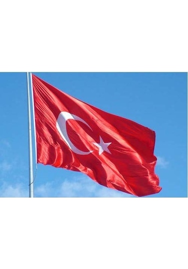 Türk Bayrağı Kumaş 100X150CM Alpaka Kumaş