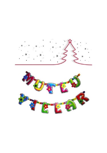 Yılbaşı Süsleri Mutlu Yıllar Yazısı Vitrin Dekor Süsleri Noel Süsleri Cam Süsleri