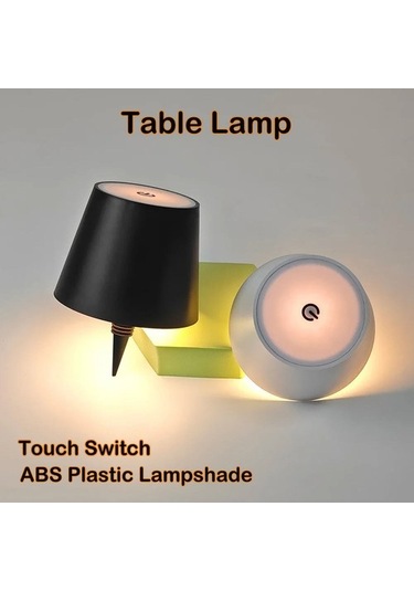 Metabagua De Beers Led Şarap Şişesi Lambası 3 Renk Dokunmatik Kontrol Ve Kademesiz Karartma Masa Lambası Gece Lambası Ny3frv Bej