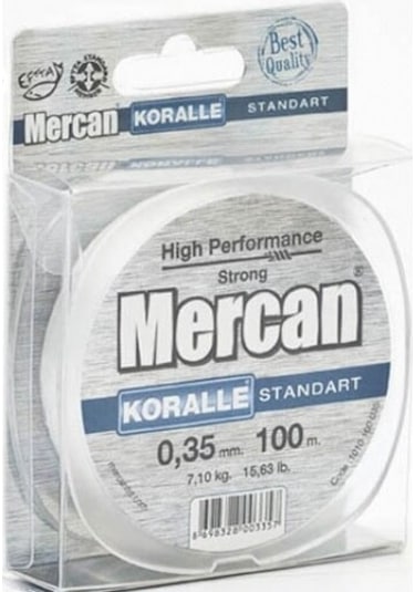Mercan Koralle Standart Clear Misina 100M-040Mm