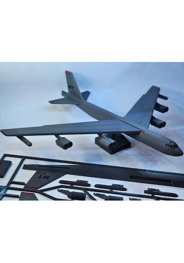 B52 Uçak Maket Kiti Kurulabilir Uçak Oyuncak Model Koleksiyon