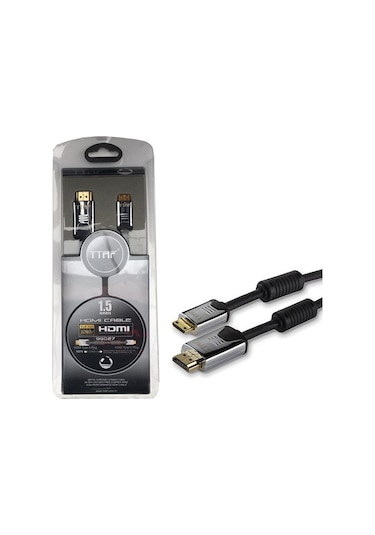 Mini Hdmı Kablo Ttaf 99027 24K Gold 1.5M Hdmı To Mini Hdmı Kablo
