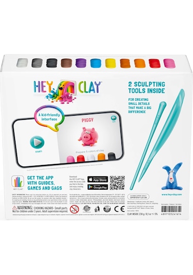 Hey Clay Hava İle Kuruyan Kil 15'li Kutu - Hayvanlar